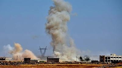 Halep'te patlama sesleri... Blgeden dumanlar ykseldi