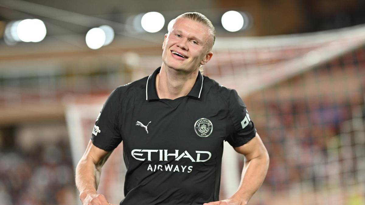 barcelona manchester city erling haaland fotoraflar resimleri