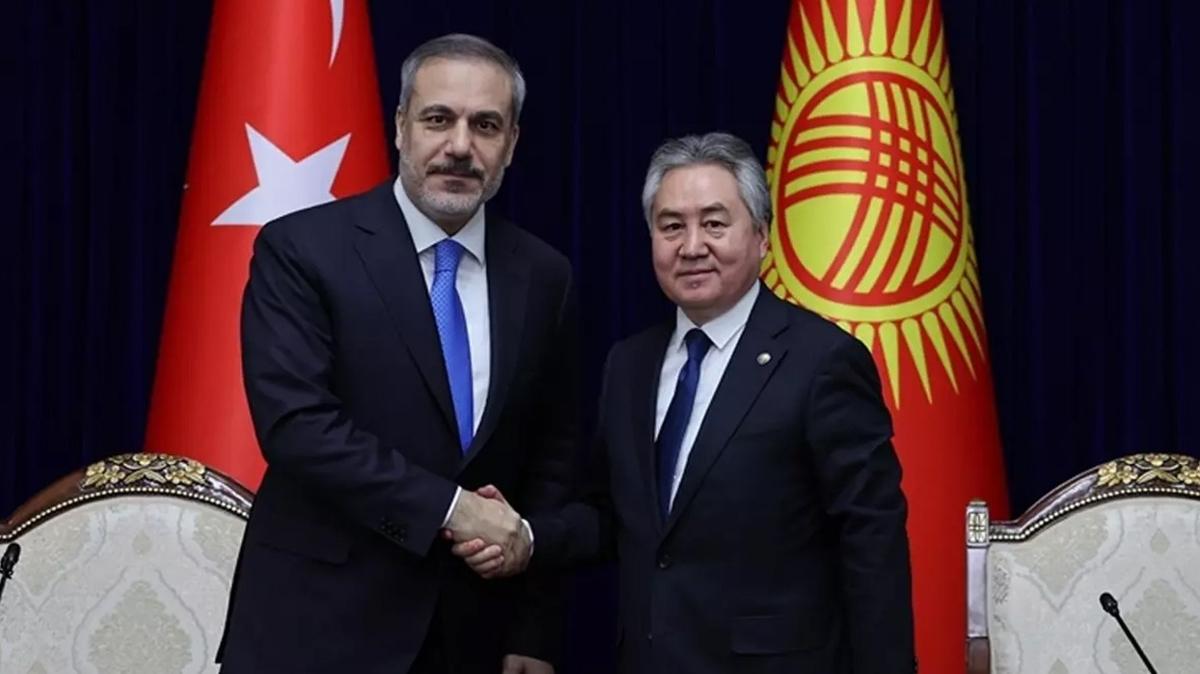 hakan fidan krgzistan Ceenbek Kulubayev fotoraflar resimleri