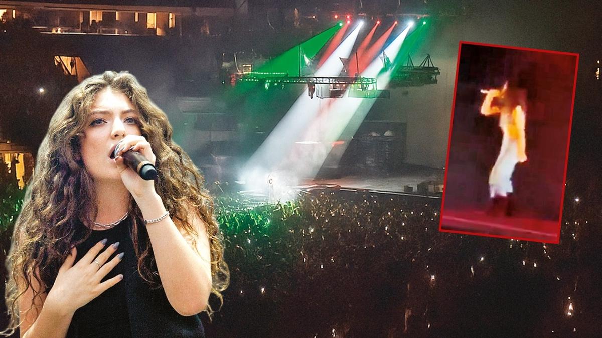 lorde arkc konser zgr filistin sansr apple music israil fotoraflar resimleri