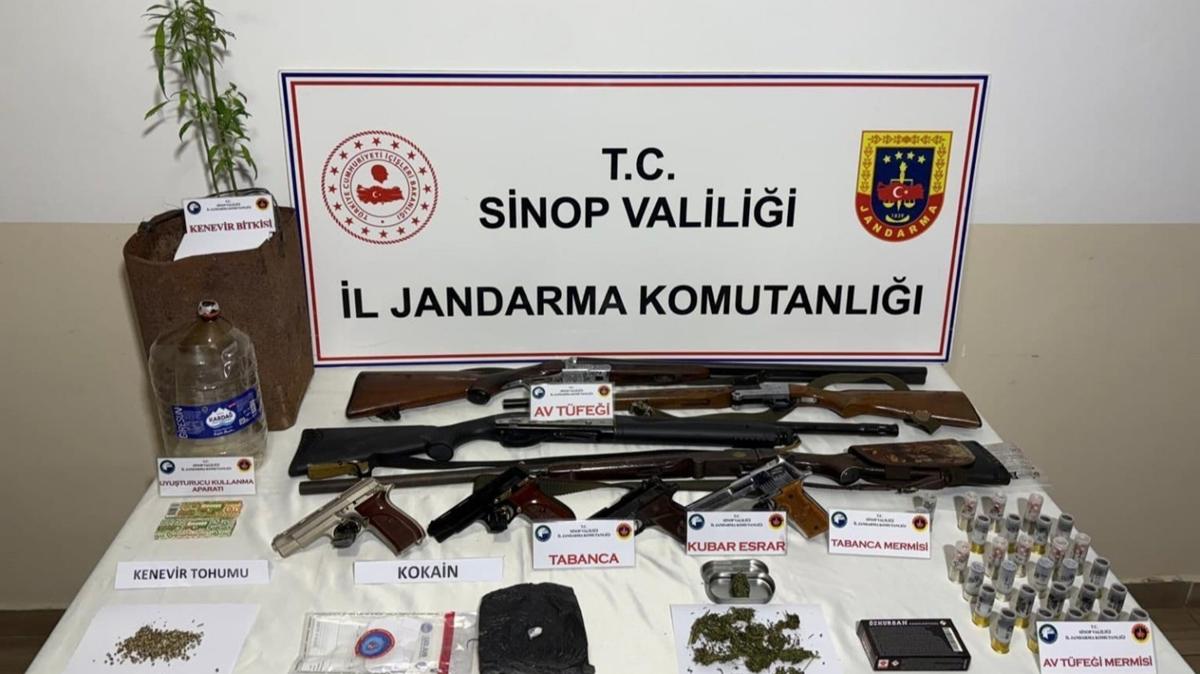sinop uyuturucu operasyon fotoraflar resimleri