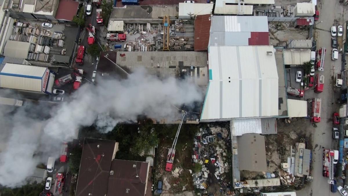 Ataehir Yangn  Fabrika Yangn  tfaiye Mdahalesi fotoraflar resimleri