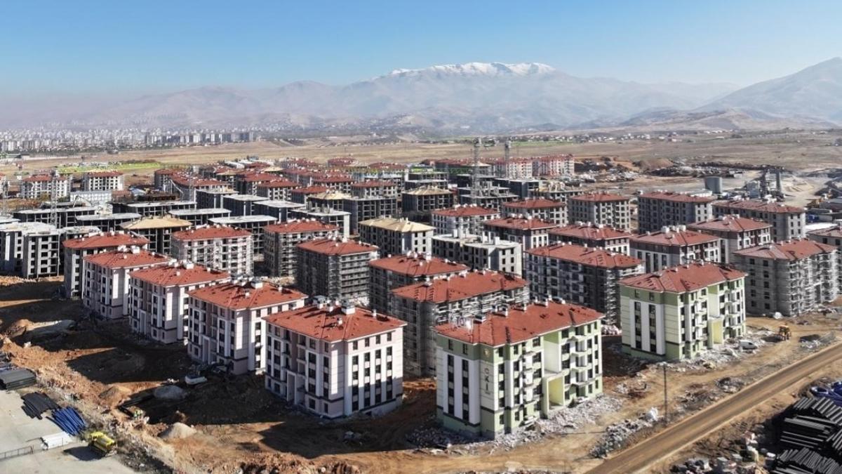 Kahramanmara deprem Malatya konut anahtar teslim fotoraflar resimleri