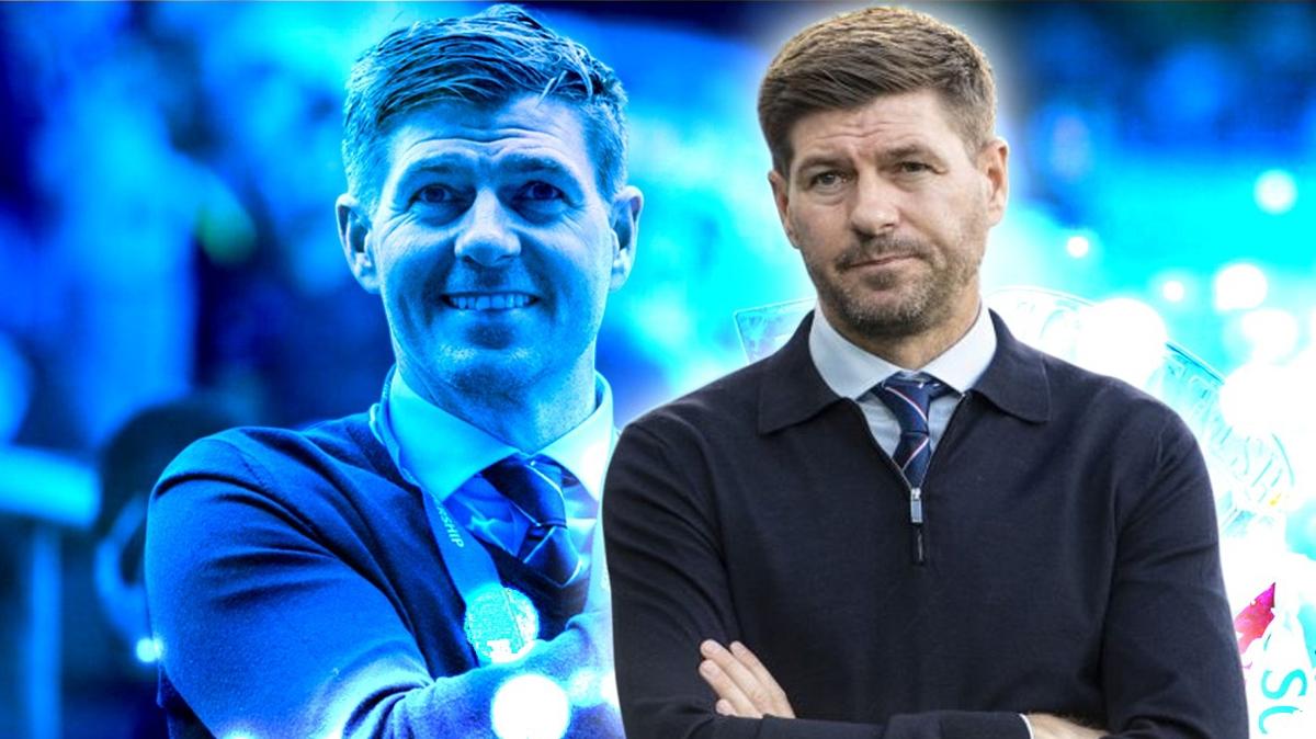 Steven Gerrard Rangers Teknik Direktr fotoraflar resimleri