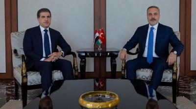 Bakan Fidan, Neirvan Barzani ile grt