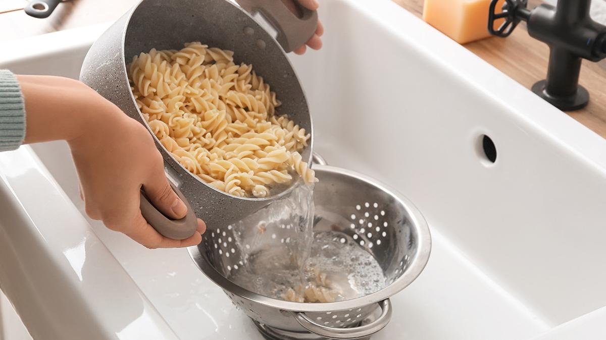 makarna suyu lavabo riski kirlilik nleme fotoraflar resimleri