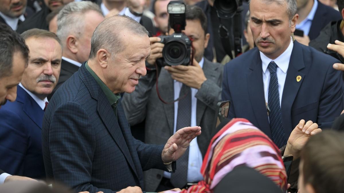 Cumhurbakan Erdoan Rize ziyareti Gneysu Camii fotoraflar resimleri