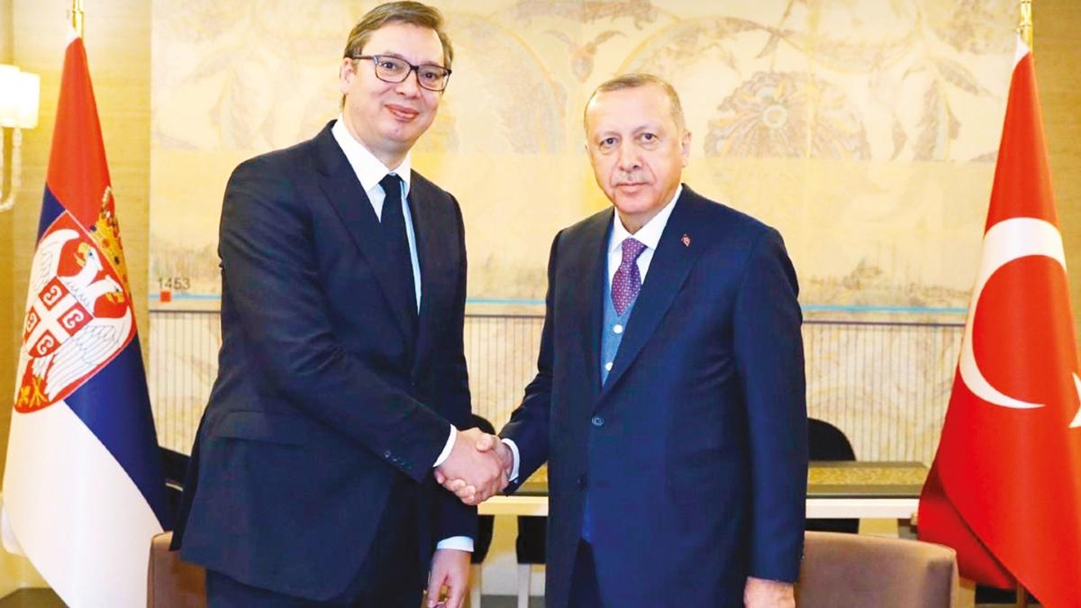 Srbistan Cumhurbakan Aleksandar Vucic Bakan Erdoan fotoraflar resimleri