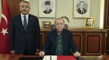 Bakan Erdoan Rize Valilii'ni ziyaret etti