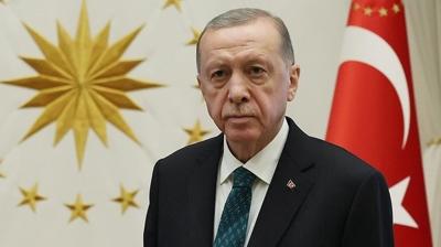 Bakan Erdoan, trafik kazasnda ehit olan Tacettin Gn ve Hakk Erylmaz'n ailelerine basal mesaj gnderdi