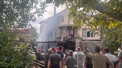 Tp bomba gibi patlad! Korku dolu anlar kamerada