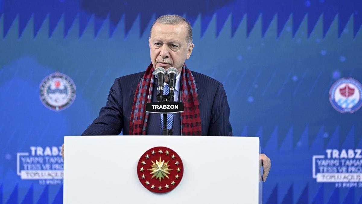 Bakan Erdoan Trabzon Al Treni fotoraflar resimleri