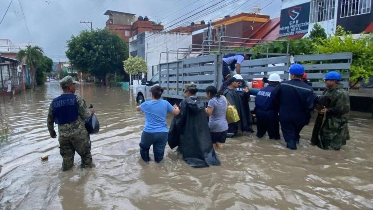 Meksika ya  afet  lm fotoraflar resimleri