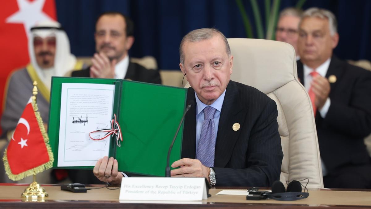 bakan erdoan msr bar zirvesi gazze fotoraflar resimleri