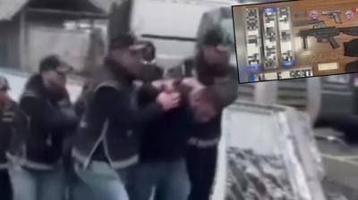 Yol kontrolnde yakay ele verdiler! etenin silahl eylem plan deifre oldu
