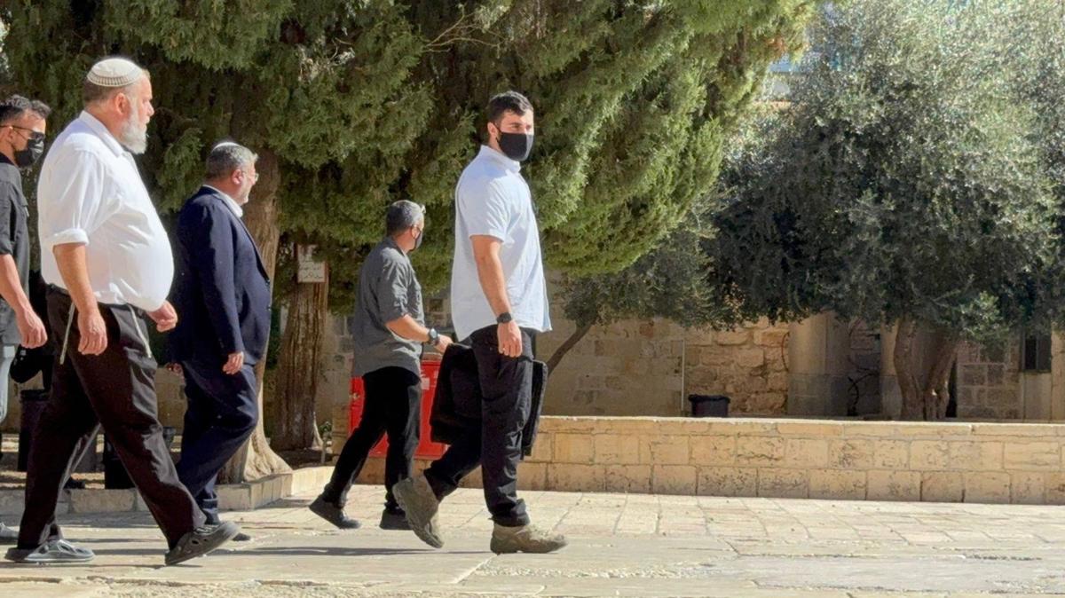 Ben-Gvir Mescid-i Aksa Simha Tora srail fotoraflar resimleri