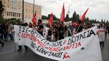 Yunanistan'da ii ve memurlar greve gitti