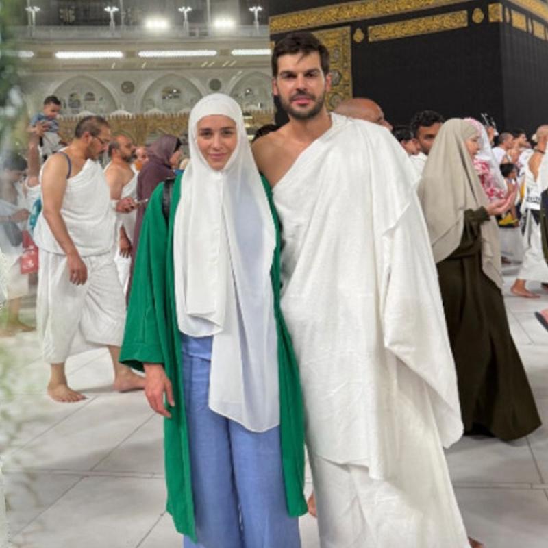 Sevgilisiyle Umre'ye gitmiti Dikkat eken szler