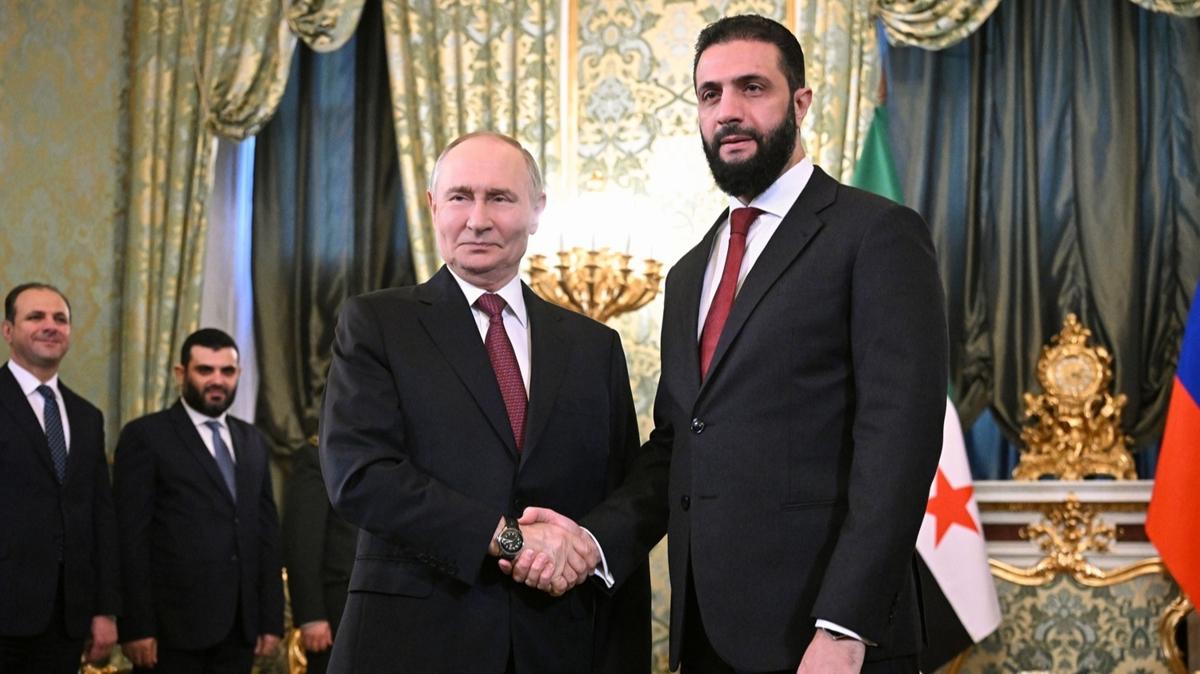 Suriye Cumhurbakan Ahmed ara Putin grmesi fotoraflar resimleri