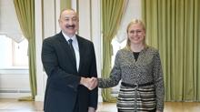 Aliyev, Valtonen'i kabul etti