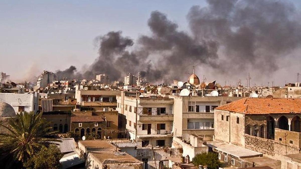 bombal saldr Suriye Savunma Bakanl fotoraflar resimleri