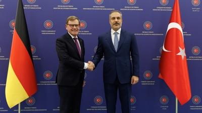 Bakan Fidan, Wadephul ile grt
