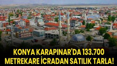 Konya Karapnar'da 133.700 metrekare icradan satlk tarla!