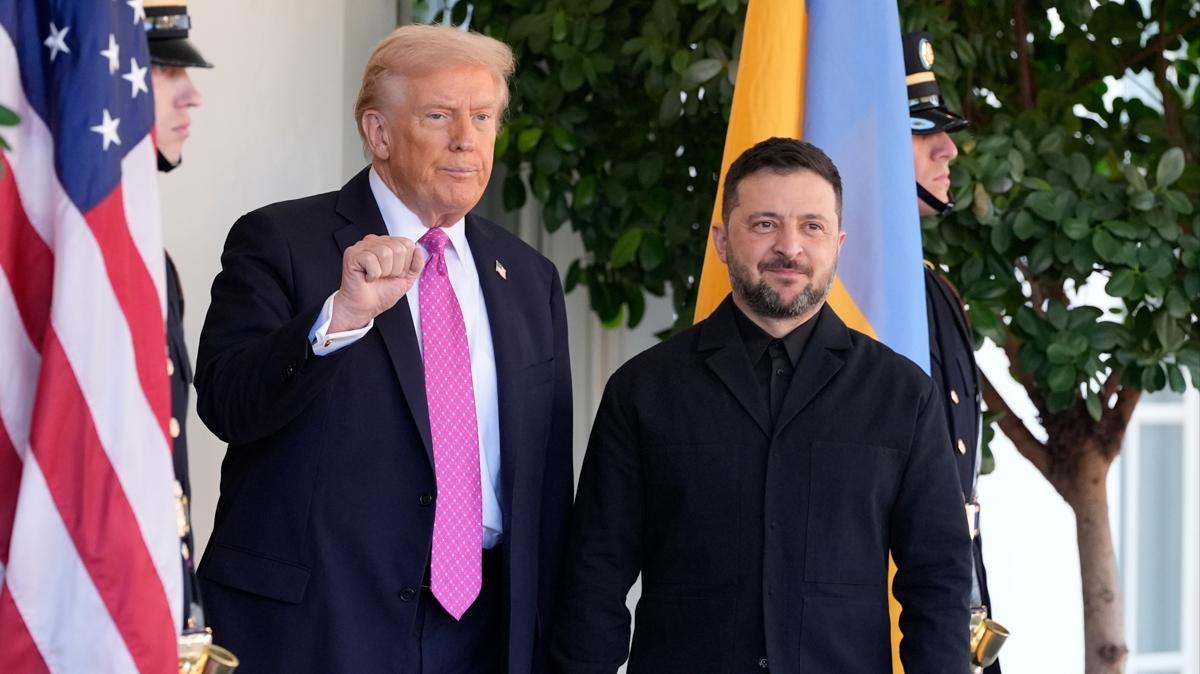 trump zelenksi rusya ukrayna fotoraflar resimleri