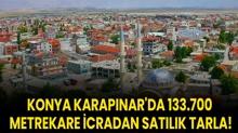 Konya Karapnar'da 133.700 metrekare icradan satlk tarla!