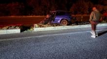 Yozgat'ta feci kaza: Otomobil ikiye blnd