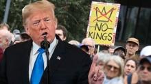 ABD'de Trump fkesi sokaa tat: Milyonlar  Krallara Hayr  dedi