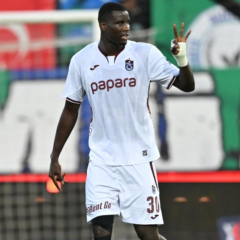Onuachu ve Augusto'nun golleri Trabzonspor'u tayor