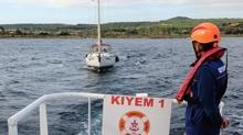 anakkale Boaz'nda srklenen tekne kurtarld