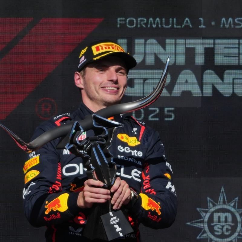 ABD Grand Prix'sinde kazanan Verstappen