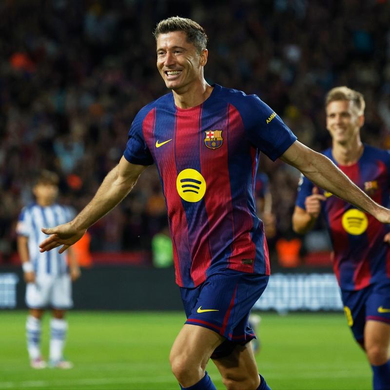 Barcelona'dan Robert Lewandowski'ye kt haber
