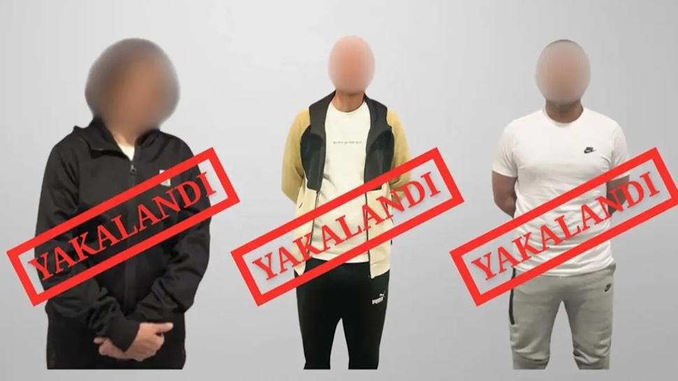Krmz bltenle aranan 3 sulu daha yakaland