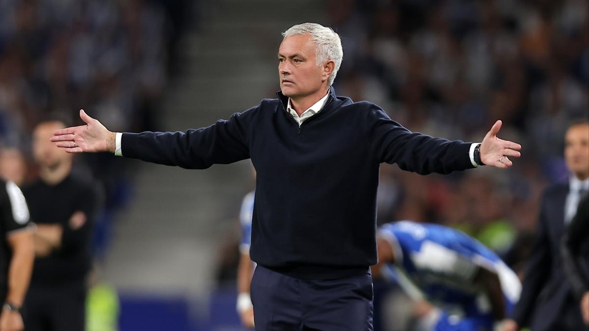 Eddie Howe Jose Mourinho Champions League fotoraflar resimleri