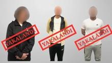 Krmz bltenle aranan 3 sulu daha yakaland