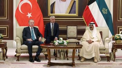 Bakan Erdoan Kuveyt'te