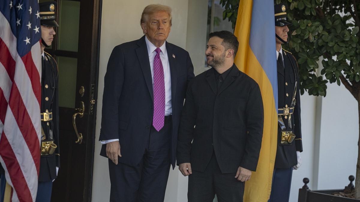Trump Zelenski  Beyaz Saray  FT iddias fotoraflar resimleri