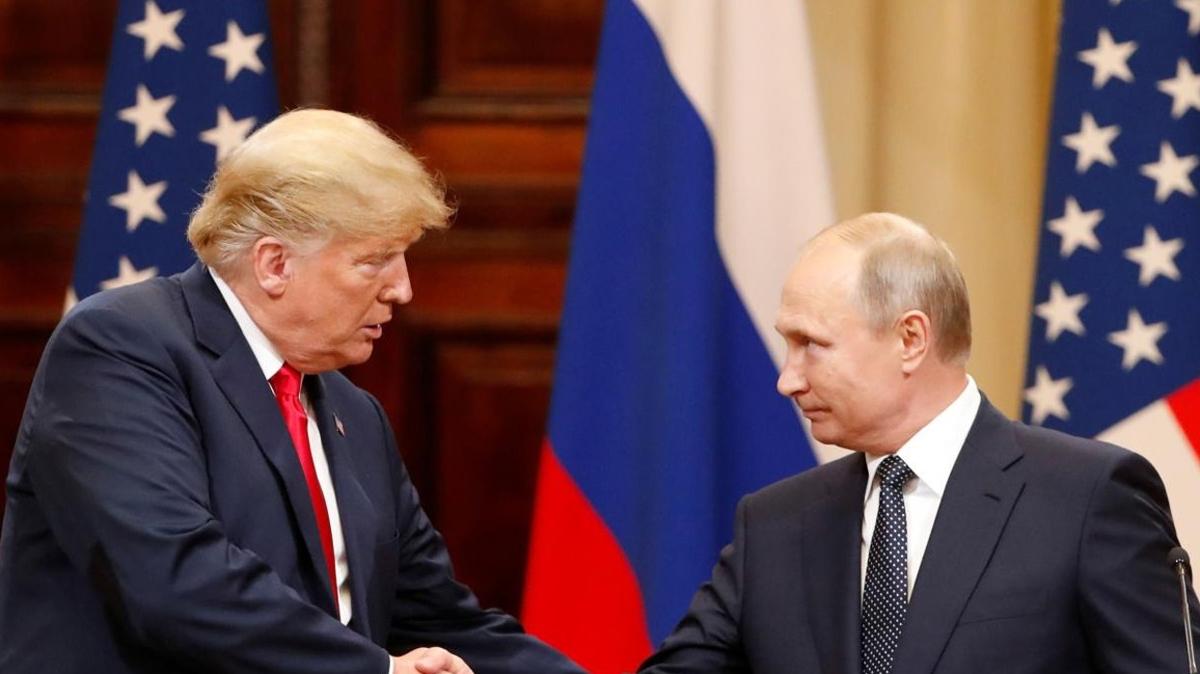 Trump-Putin grmesi Budapete erteleme fotoraflar resimleri