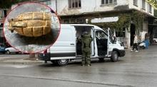 Tarlada el bombas panii! Polis ekipleri sevk edildi