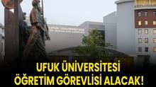 Ufuk niversitesi retim Grevlisi alacak!