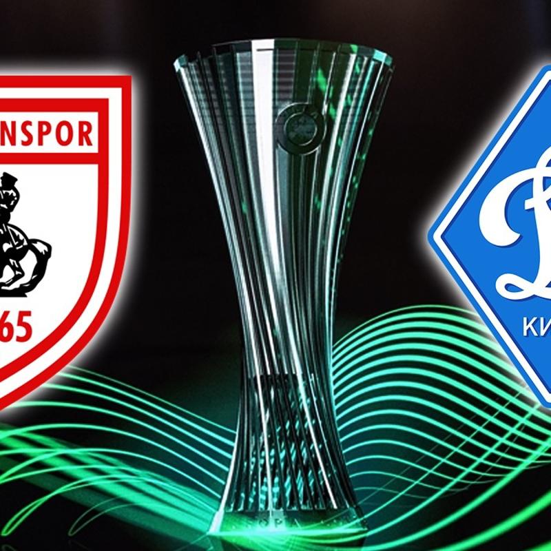 Samsunspor-Dinamo Kiev ma saat kata, hangi kanalda? UEFA Konferans Ligi