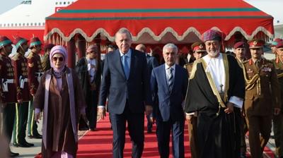 Krfez turunun son dura Umman: Bakan Erdoan'a grkemli karlama