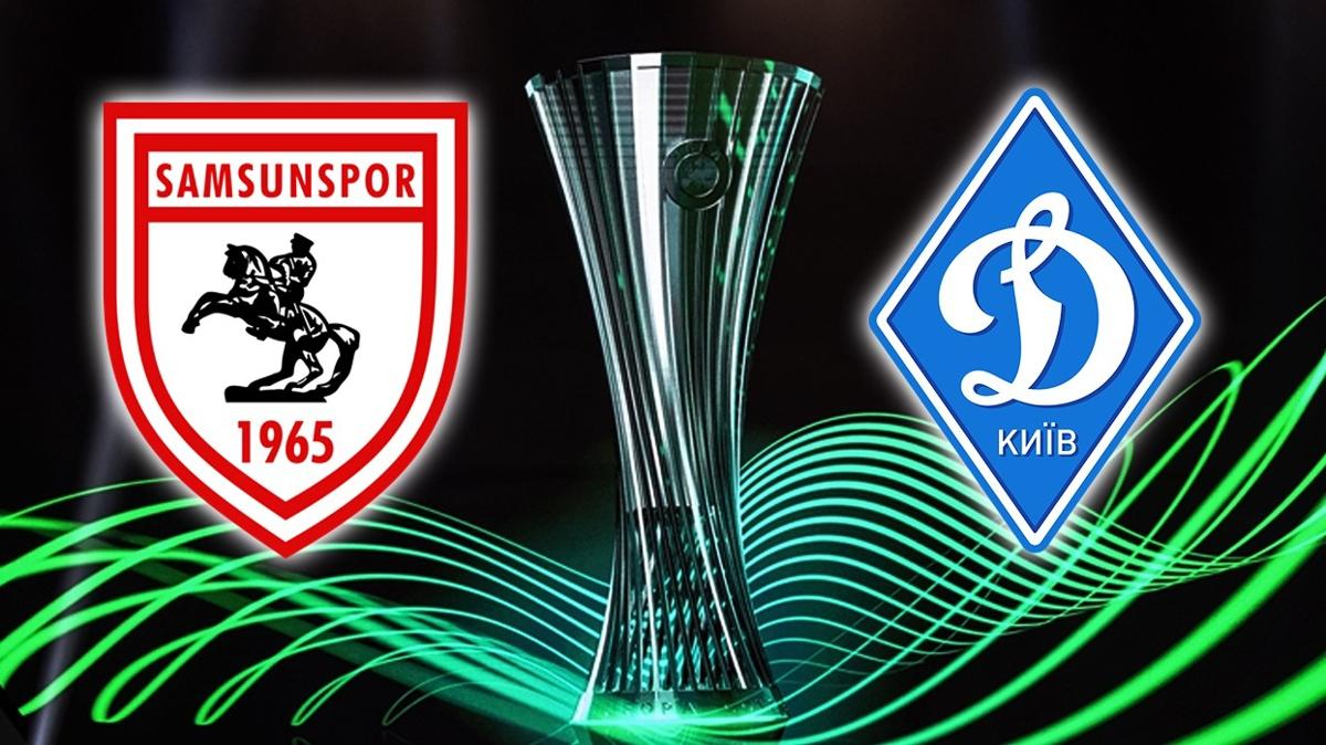 Samsunspor-Dinamo Kiev ma saat kata Samsunspor-Dinamo Kiev ma hangi kanalda Dinamo Kiev Samsunspor Konferans Ligi fotoraflar resimleri