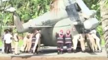 Hindistan Cumhurbakan'n tayan helikopterin ini yapt pist kt