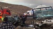 rnak'ta trafik kazasnda 6 kii yaraland