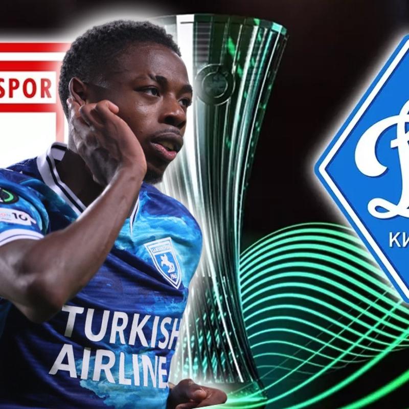 Samsunspor-Dinamo Kiev ma saat kata, hangi kanalda? Konferans Ligi Samsunspor ilk 11'i belli oldu mu?