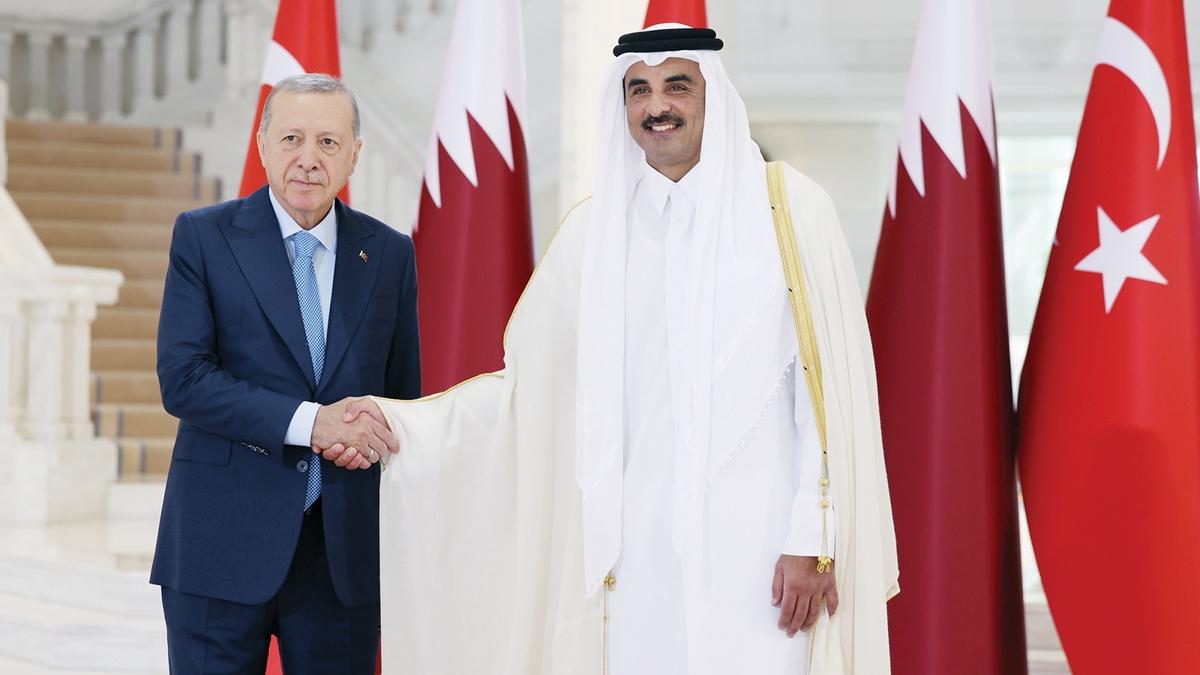 Erdoan Katar ziyareti Stratejik ortaklk Gazze atekesi fotoraflar resimleri